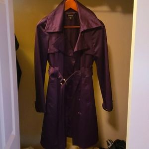 Purple Trench coat